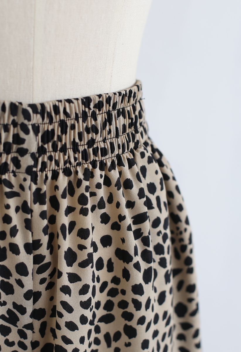 Pantalones de pernera ancha con estampado de leopardo Lightsome